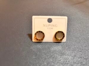 Roman number studs